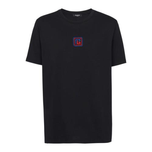 PB T-shirt Balmain , Black , Heren