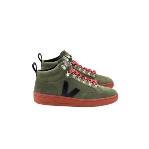 Olive Black-Rust Roraima Suede Schoenen Veja , Green , Heren