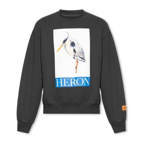 Bedrukte sweatshirt Heron Preston , Black , Heren