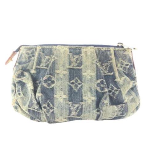 Pre-owned Denim louis-vuitton-bags Louis Vuitton Vintage , Blue , Dame...