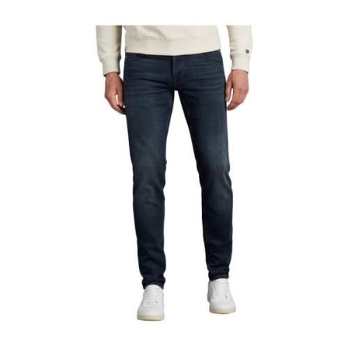 Reguliere Tapered Blauwe Jeans Cast Iron , Blue , Heren