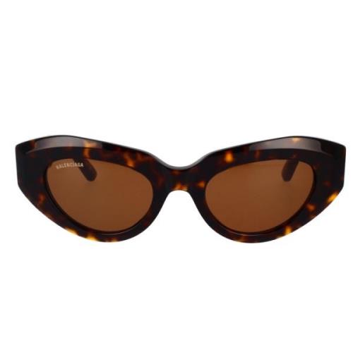 Dames Cat-Eye Zonnebril met Vintage-Geïnspireerde Handtekening Balenci...