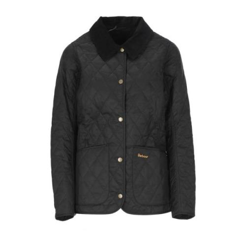 Zwarte Gewatteerde Jas voor Mannen Barbour , Black , Dames