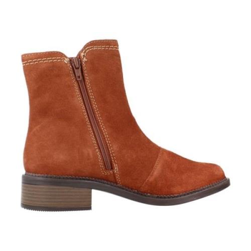 Ankle Boots Clarks , Brown , Dames
