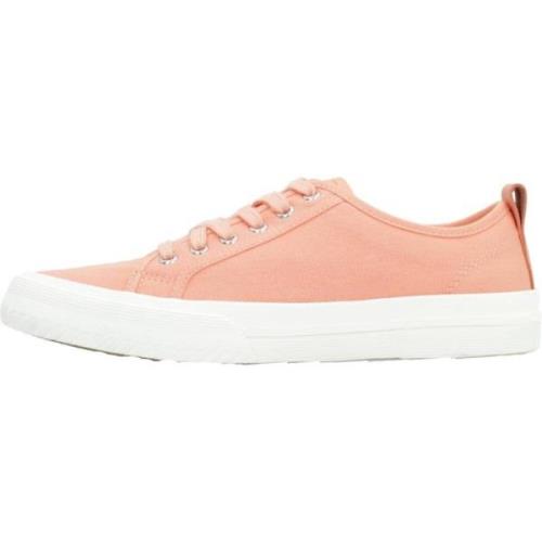 Stijlvolle Lace Sneakers voor Vrouwen Clarks , Pink , Dames