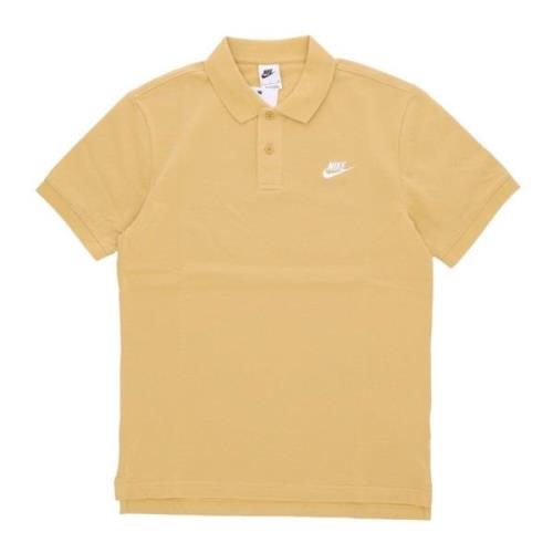 Goud/Wit Polo Matchup Streetwear Shirt Nike , Yellow , Heren