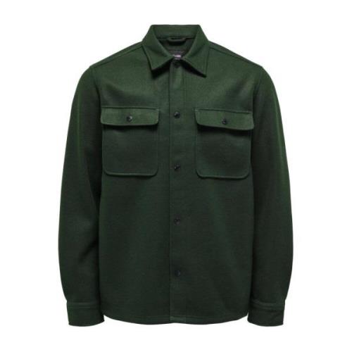 Stijlvol Overhemd Only & Sons , Green , Heren