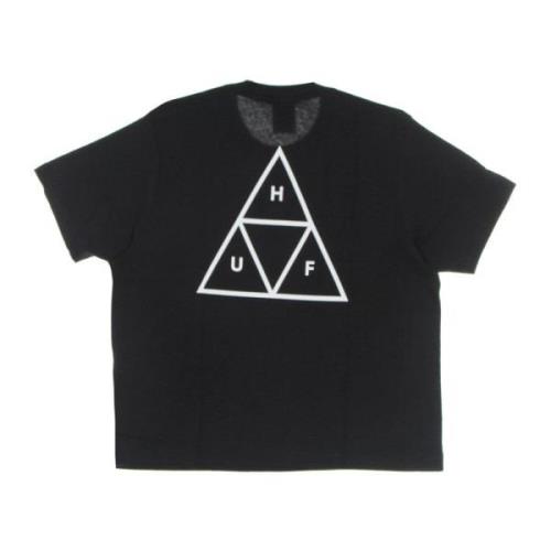 Ontspannen T-shirt met Triple Triangle Design HUF , Black , Dames