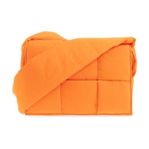 ‘Cassette Small’ schoudertas Bottega Veneta , Orange , Heren