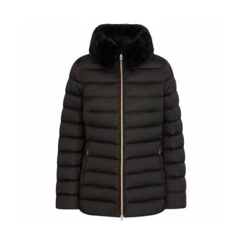 Stijlvolle Winter Donsjas Geox , Black , Dames