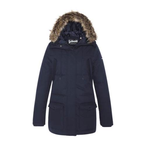 Parka met afneembare capuchon - Tons: Blauw Schott NYC , Blue , Heren