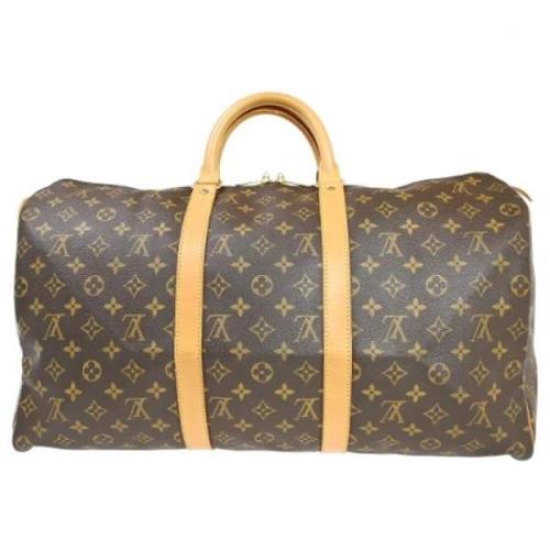 Pre-owned Canvas travel-bags Louis Vuitton Vintage , Brown , Dames