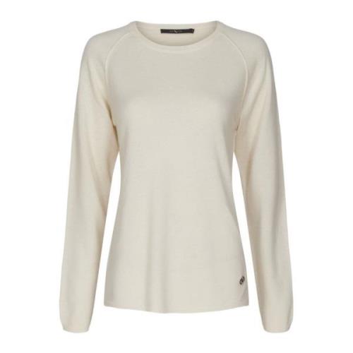 Luxe Cashmere Sweater 50068 Btfcph , Beige , Dames