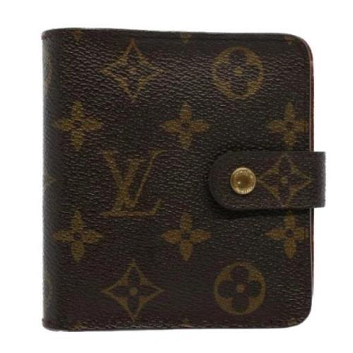 Pre-owned Canvas wallets Louis Vuitton Vintage , Brown , Dames