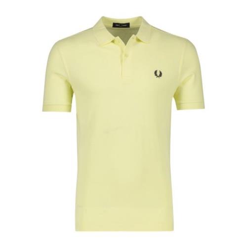 Gele poloshirt met korte mouw Fred Perry , Yellow , Heren