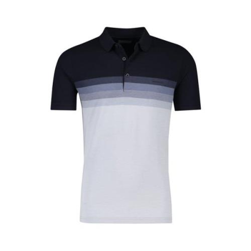 Blauw Gestreept Poloshirt Pierre Cardin , Blue , Heren