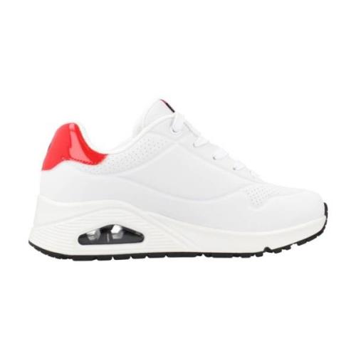 Stijlvolle UNO Sneakers voor Vrouwen Skechers , White , Dames