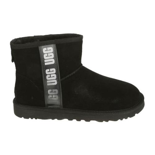 Klassieke Zwarte Enkellaars UGG , Black , Dames