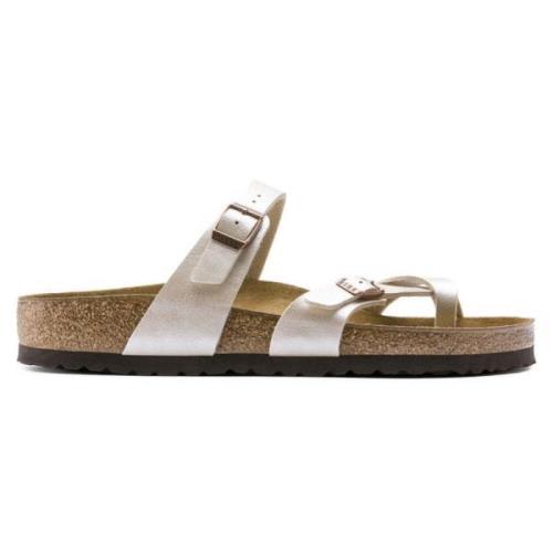 Moderne Mayari Damessandaal Birkenstock , White , Dames