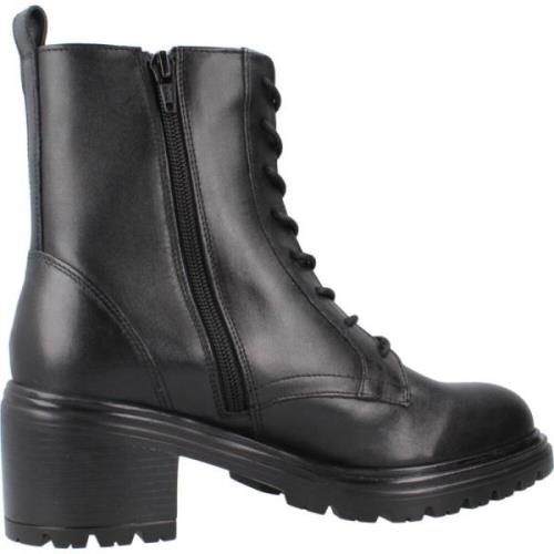 Lace-up Boots Geox , Black , Dames