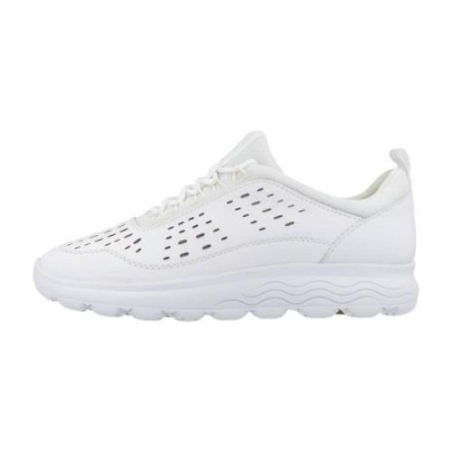 Stijlvolle Damessneakers Geox , White , Dames