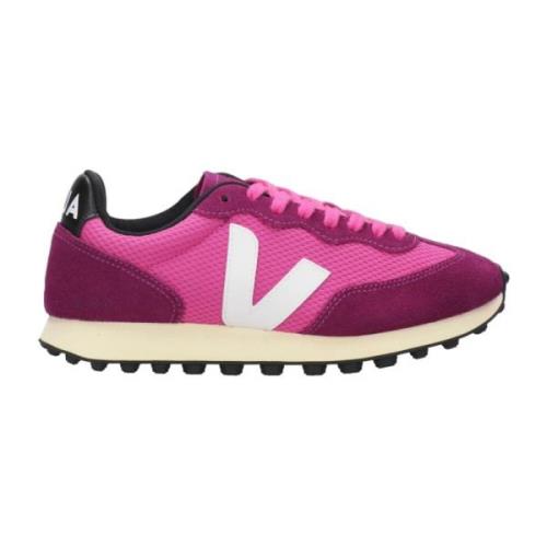 Fuchsia Sneakers met Organische Materialen Veja , Pink , Dames