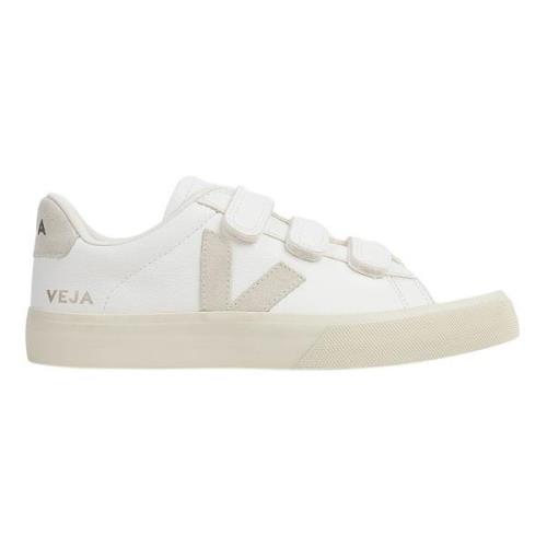 Witte Leren Sneakers Veja , White , Dames