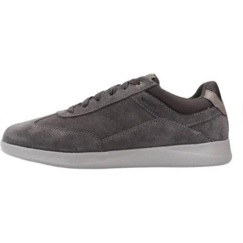 Moderne Kennet Sneakers voor Mannen Geox , Gray , Heren