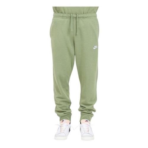 Groene Logo Sweatpants Nike , Green , Heren