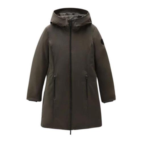 Firth Softshell Parka voor dames Woolrich , Green , Dames