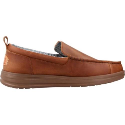 Loafers Hey Dude , Brown , Heren