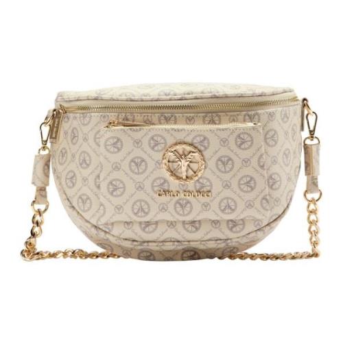 Shoulder Bags Carlo Colucci , Beige , Unisex