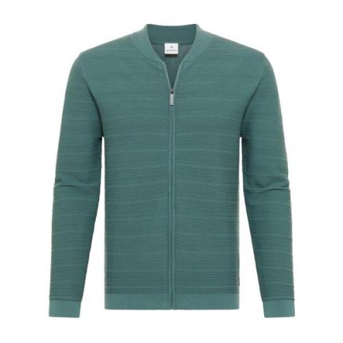 Groene Zip-through Vest Blue Industry , Green , Heren