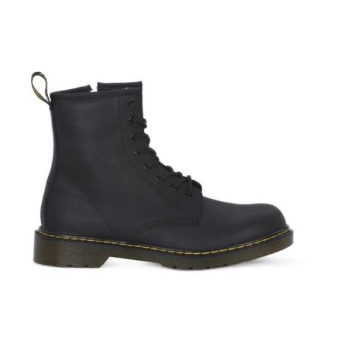 Softy Black Anfibio Laarzen Dr. Martens , Black , Dames