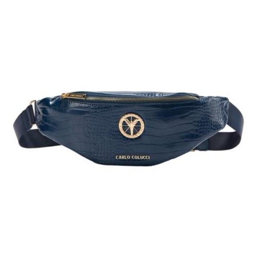 Belt Bags Carlo Colucci , Blue , Unisex