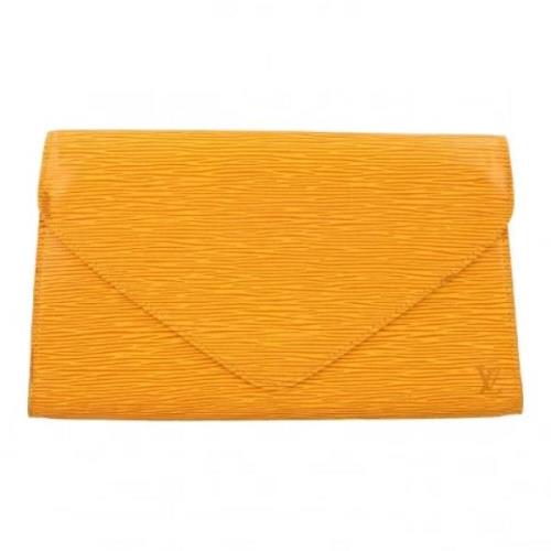 Pre-owned Leather louis-vuitton-bags Louis Vuitton Vintage , Yellow , ...