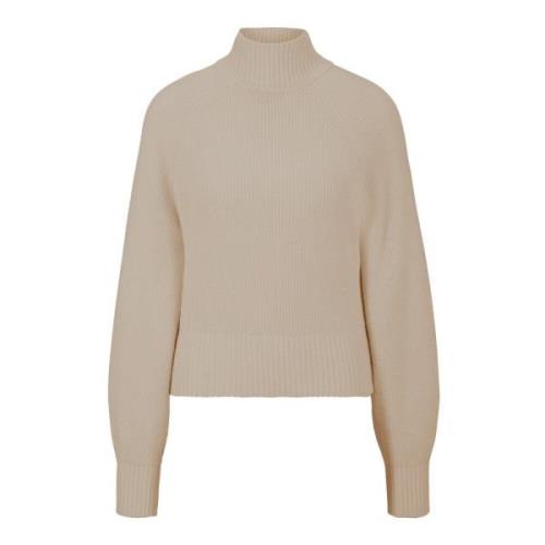 Gebreide trui met relaxte pasvorm in beige Hugo Boss , Beige , Dames