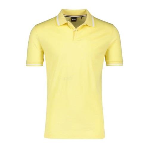 Gele poloshirt met korte mouw Hugo Boss , Yellow , Heren