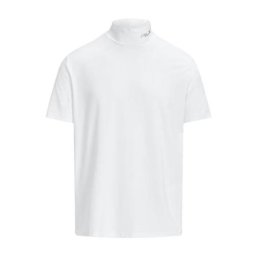 Golf Logo Mock Neck T-Shirt Ralph Lauren , White , Heren