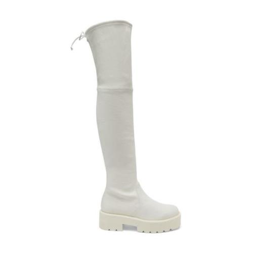 Ultralift Over-de-knie Laars Stuart Weitzman , White , Dames