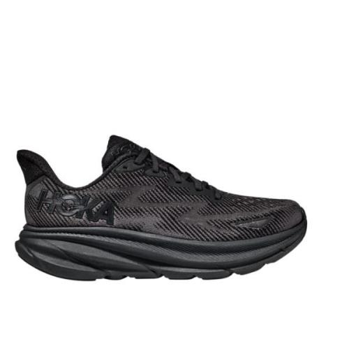 Clifton 9 Zwarte Herenschoenen Hoka One One , Black , Heren