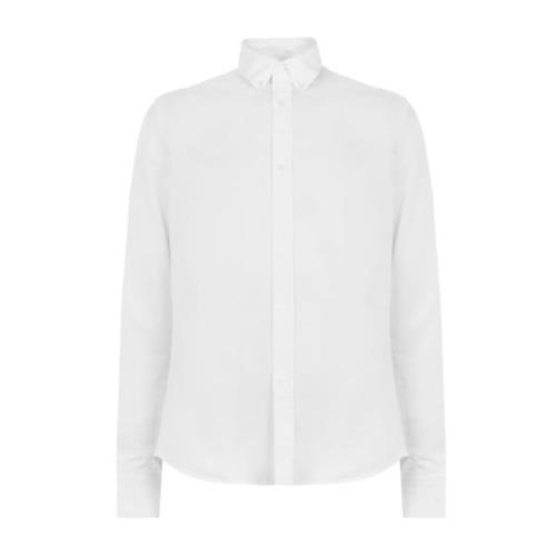 Tiger Crest Logo Shirt Kenzo , White , Heren