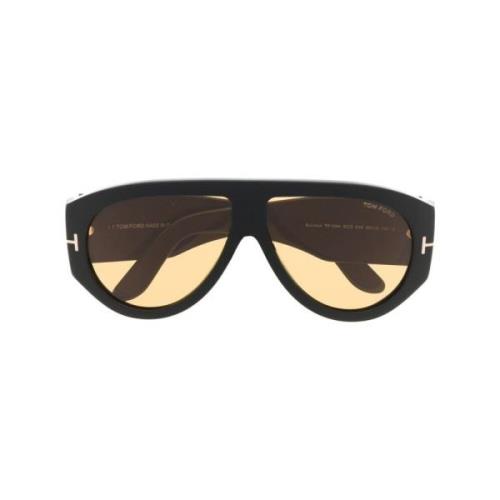 Vintage-geïnspireerde zonnebril Tom Ford , Black , Unisex