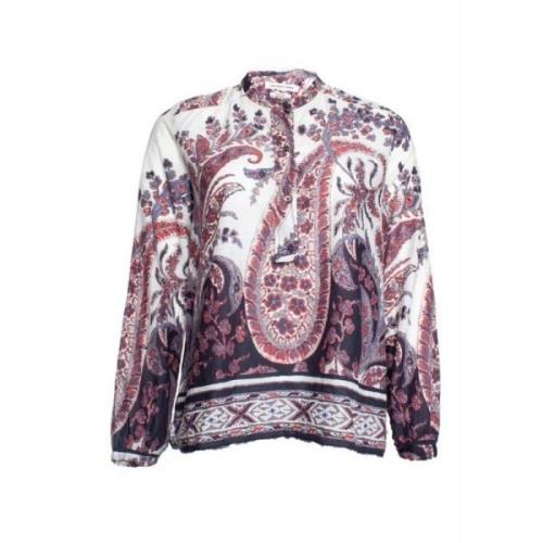 blouse met paisley print Isabel Marant Pre-owned , White , Dames