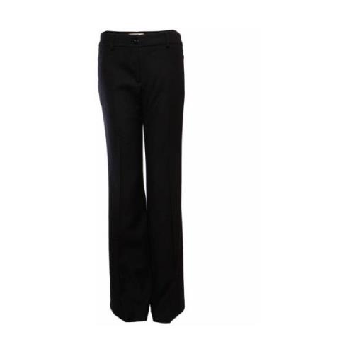 Pre-eide pantalonger Valentino Vintage , Black , Dames