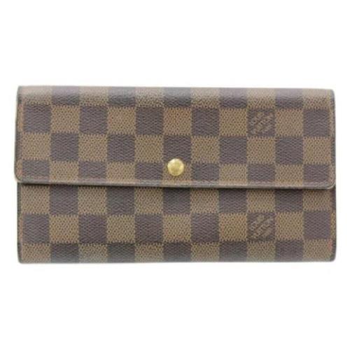 Tweedehands portemonnees Louis Vuitton Vintage , Brown , Dames