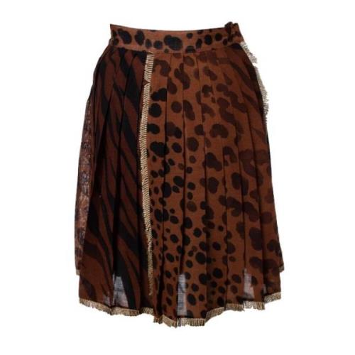 Pre-owned Fabric bottoms Versace Pre-owned , Brown , Dames