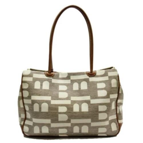 Pre-owned Canvas handbags Bally Pre-owned , Beige , Dames