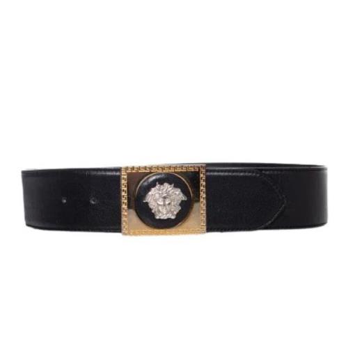 Voldoende riem Versace Pre-owned , Black , Dames