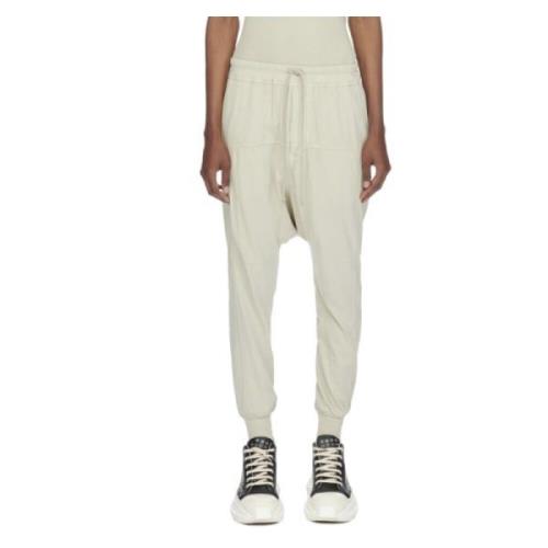 Organische katoenen Prisoner Sweatpants Rick Owens , Beige , Dames